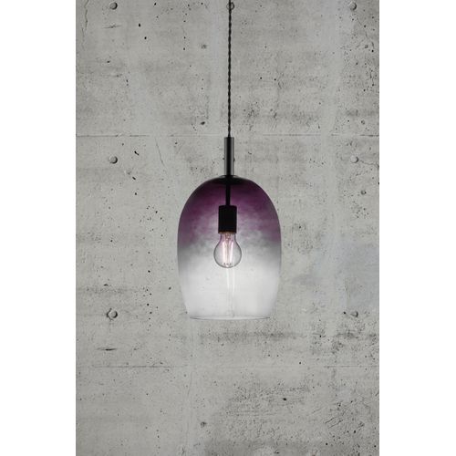 Suspension Uma 23 Verrerie Gris, H.39.5 - Ip20 - E27 / Intérieur