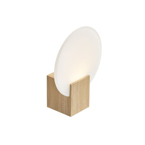 Applique Murale Luminaire Hester Matière Plastique Feuille De Bois H. 25,5 Ip44 -intérieur