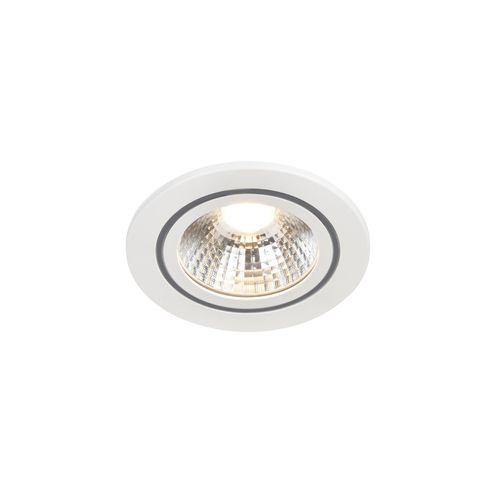 Spot Encastré Alec Matière Plastique Blanc, H.6.8 - Ip44 - LED Module / Intérieur