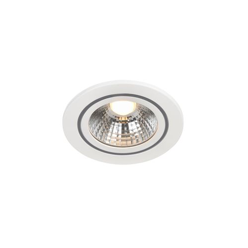 Spot Encastré Alec Matière Plastique Blanc, H.6.8 - Ip44 - LED Module / Intérieur