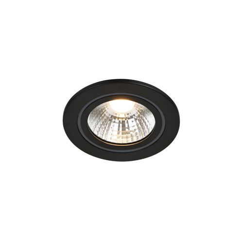 Spot Encastré Alec Matière Plastique Noir, H.6.8 - Ip44 - LED Module / Intérieur