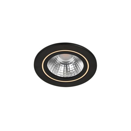Spot Encastré Alec Matière Plastique Noir, H.6.8 - Ip44 - LED Module / Intérieur