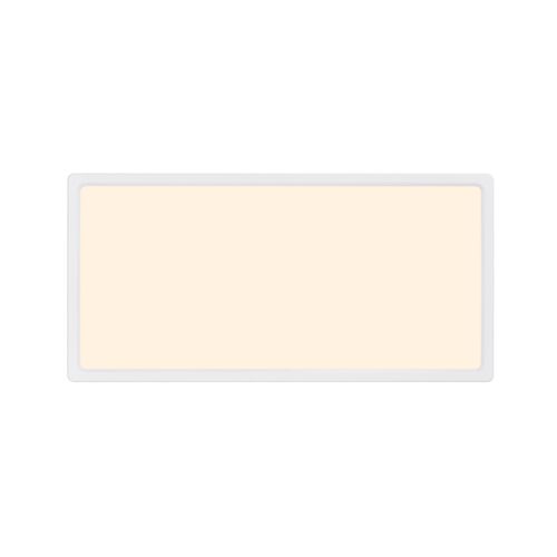 Plafonnier Harlow 60x30 Step Matière Plastique Blanc, H.2.3 - Ip54 - LED Module / Intérieur