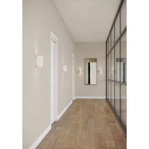 Applique Murale Curtiz Aluminium Blanc, H.18 - Ip20 - LED Module / Intérieur