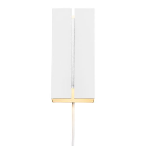 Applique Murale Curtiz Aluminium Blanc, H.18 - Ip20 - LED Module / Intérieur