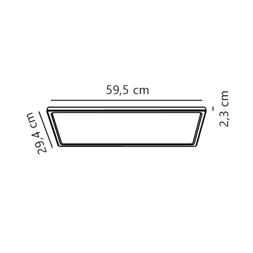 Plafonnier_c Harlow Smart Colour Matière Plastique Blanc, H.2.3 - Ip54 - LED Module / Intérieur