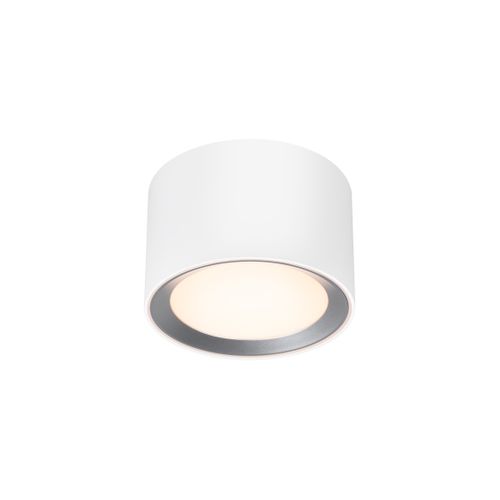 Plafonnier_c Landon Smart Métal Blanc, H.8.2 - Ip44 - LED Module / Intérieur