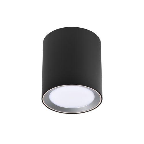 Plafonnier_c Landon Smart Long Métal Noir, H.14 - Ip44 - LED Module / Intérieur