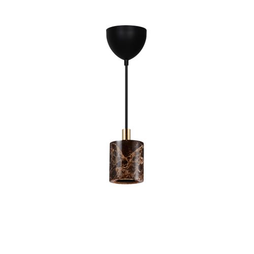 Suspension Siv  Marbre Marron, H.10 - Ip20 - E27 / Intérieur