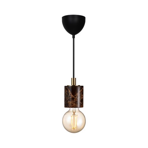 Suspension Siv  Marbre Marron, H.10 - Ip20 - E27 / Intérieur