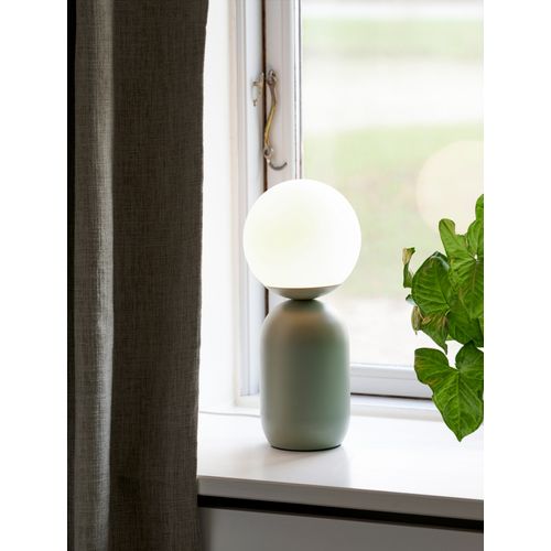 Lampe à Poser Notti  Métal Vert, H.34.5 - Ip20 - E14 / Intérieur