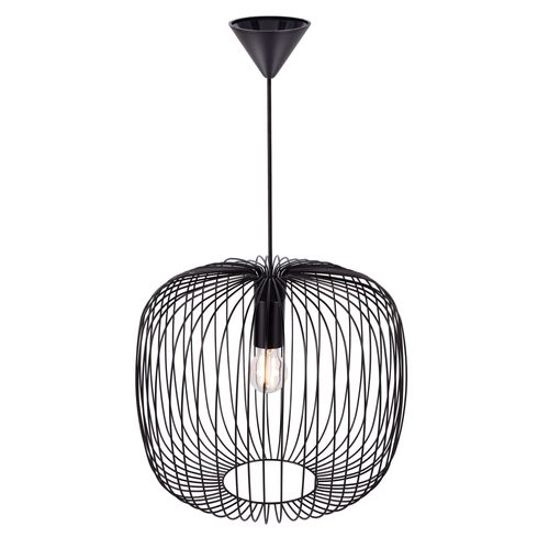Suspension Beroni 40 Métal Noir, H.33 - Ip20 - E27 / Intérieur