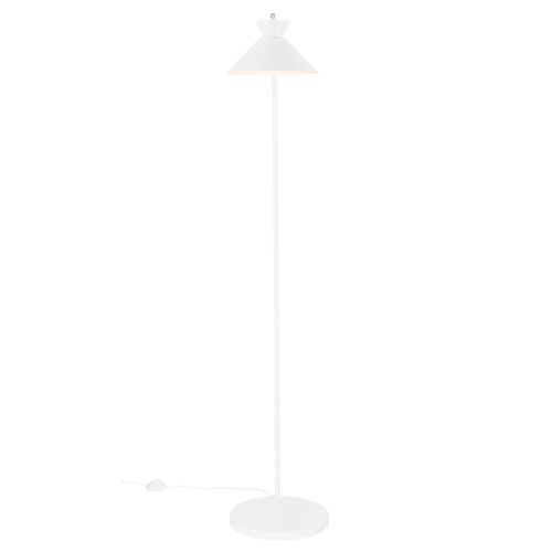 Lampadaire Dial  Métal Blanc, H.150 - Ip20 - E27 / Intérieur