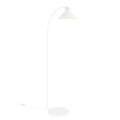 Lampadaire Dial  Métal Blanc, H.150 - Ip20 - E27 / Intérieur