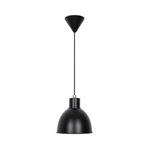Suspension Pop  Métal Noir- Laiton, H.20 - Ip20 - E27 / Intérieur