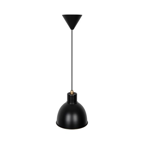 Suspension Pop  Métal Noir- Laiton, H.20 - Ip20 - E27 / Intérieur