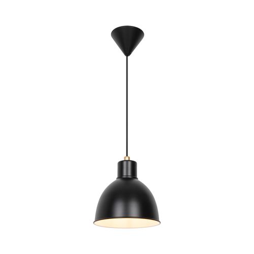 Suspension Pop  Métal Noir- Laiton, H.20 - Ip20 - E27 / Intérieur