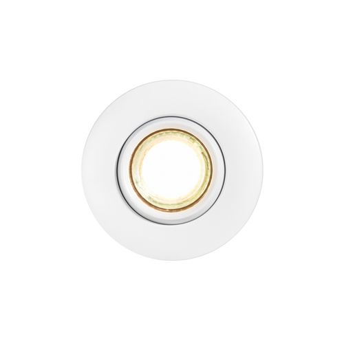 Spot Encastré Luminaire Umberto Aluminium Blanc H. 8 Ip44 -intérieur