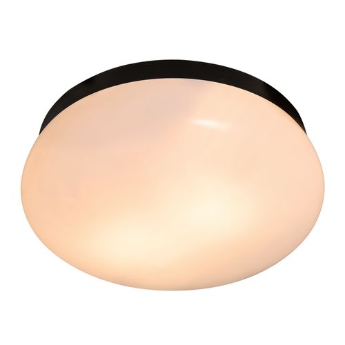 Plafonnier Foam Matière Plastique Noir, H.12 - Ip44 - E27 / Intérieur