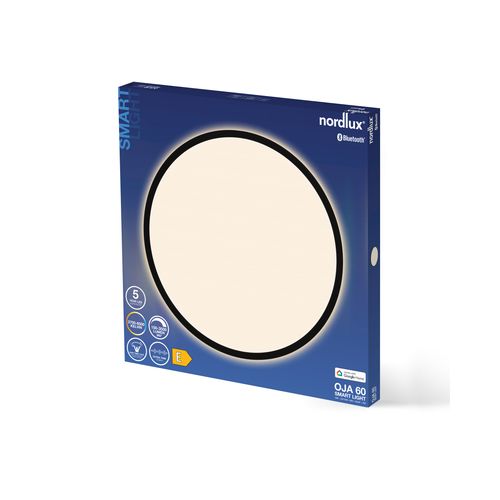 Plafonnier_c Oja Smart 60 Matière Plastique Noir, H.3.2 - Ip20 - LED Module / Intérieur