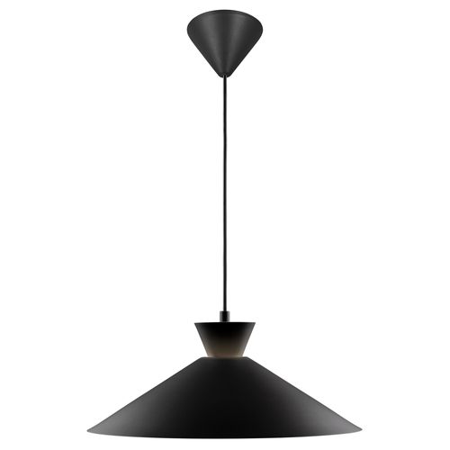 Suspension Luminaire Dial 45 Métal Noir H. 17,5 Ip20 -intérieur