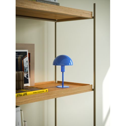 Lampe à Poser Ellen Mini Métal Bleu, H.25 - Ip20 - E14 / Intérieur