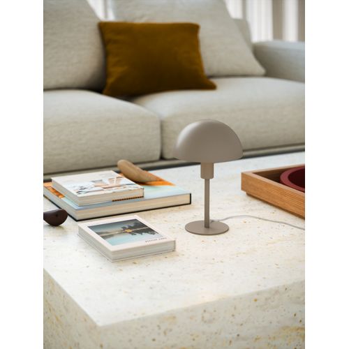 Lampe à Poser Ellen Mini Métal Marron Clair, H.25 - Ip20 - E14 / Intérieur