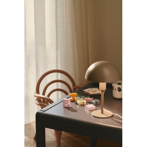 Lampe à Poser Ellen Mini Métal Marron Clair, H.25 - Ip20 - E14 / Intérieur