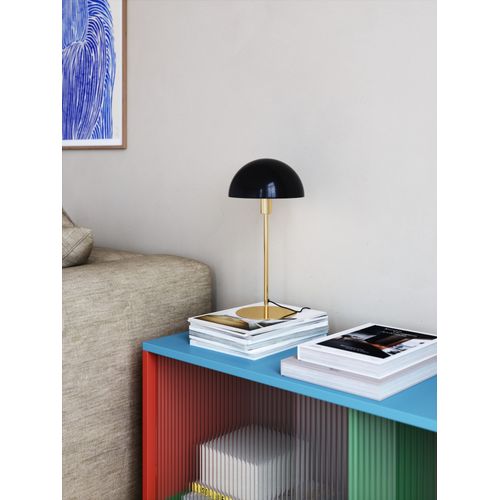 Lampe à Poser Ellen 20 Métal Noir Laiton, H.40 - Ip20 - E14 / Intérieur