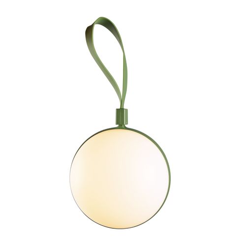 Luminaire Nomade Luminaire Bring 12 Matière Plastique Blanc/vert H. 26 Ip54 -extérieur