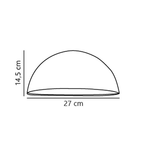 Applique Murale Scorpius  Matière Plastique Noir, H.14.5 - Ip44 - E27 / Extérieur