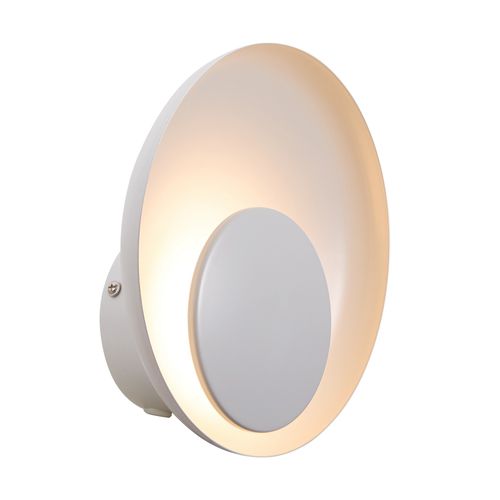 Applique Murale Marsi Métal Blanc, H.21 - Ip20 - LED Module / Intérieur