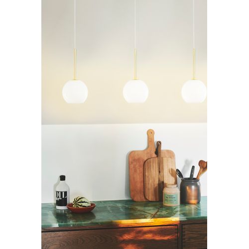 Suspension Franca 13 Verrerie Laiton, H.27 - Ip20 - E14 / Intérieur