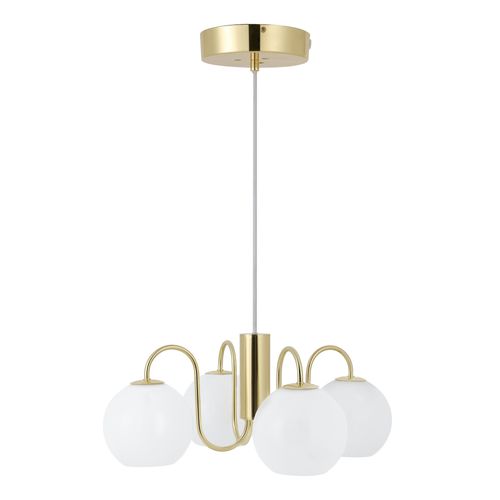 Suspension Franca 4-spot Métal Laiton, H.19.5 - Ip20 - E14 / Intérieur
