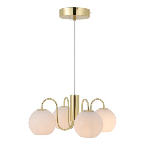 Suspension Franca 4-spot Métal Laiton, H.19.5 - Ip20 - E14 / Intérieur
