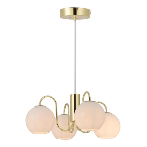 Suspension Franca 4-spot Métal Laiton, H.19.5 - Ip20 - E14 / Intérieur