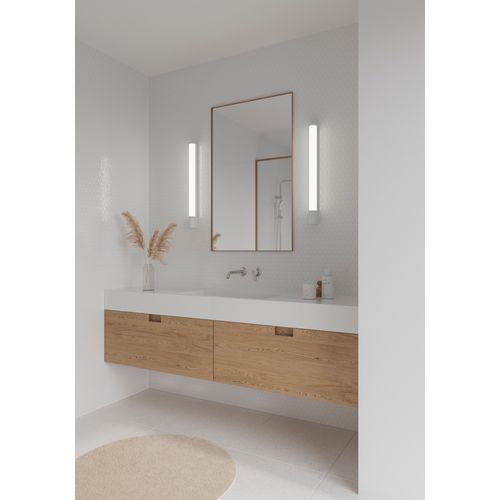Applique Murale Malaika 68 Aluminium Blanc, H.7 - Ip44 - LED Module / Intérieur