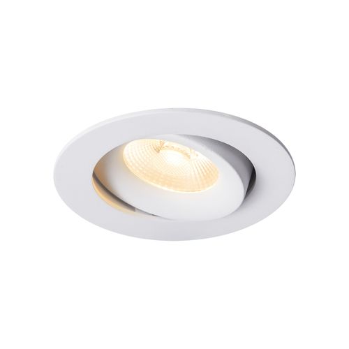 Spot Encastré Aliki Aluminium Blanc, H.4.5 - Ip44 - LED Module / Intérieur
