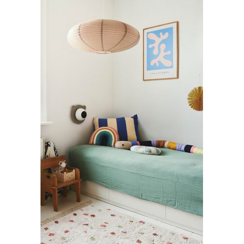 Abat-jour Luminaire Villo 60 Papier Marron H. 24  -intérieur