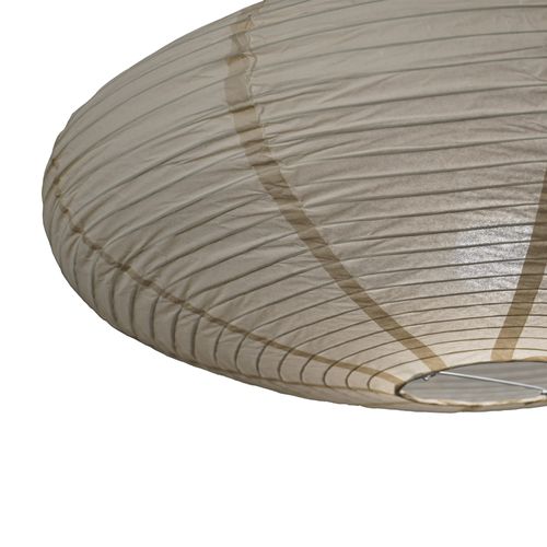 Abat-jour Luminaire Villo 60 Papier Beige H. 24  -intérieur