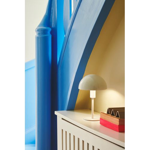 Lampe à Poser Ellen Mini Métal Blanc, H.25 - Ip20 - E14 / Intérieur