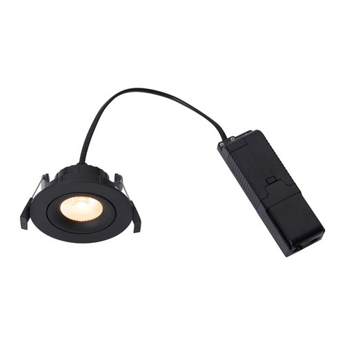 Spot Encastré Aliki Aluminium Noir, H.4.5 - Ip44 - LED Module / Intérieur