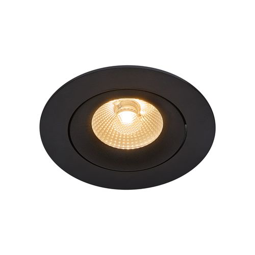 Spot Encastré Aliki Aluminium Noir, H.4.5 - Ip44 - LED Module / Intérieur