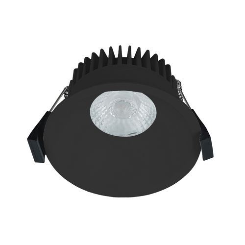 Spot Encastré Albric Aluminium Noir, H.4.9 - Ip44 - LED Module / Intérieur