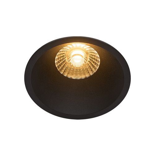 Spot Encastré Albric Aluminium Noir, H.4.9 - Ip44 - LED Module / Intérieur