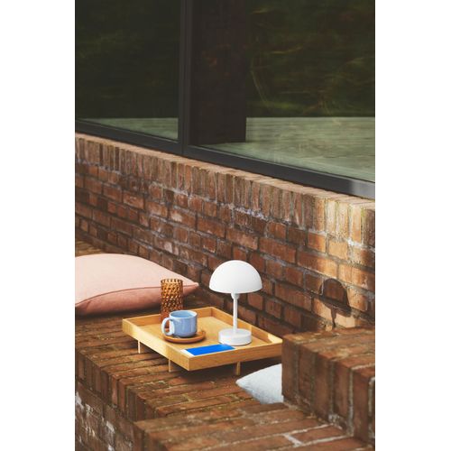 Luminaire Nomade Ellen Aluminium Blanc, H.25 - Ip44 - LED Module / Extérieur