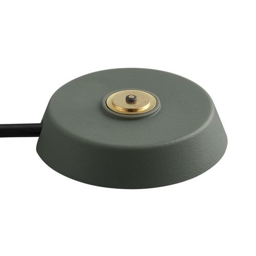 Luminaire Nomade Ellen  Aluminium Vert Olive, H.25 - Ip44 - LED Module / Extérieur