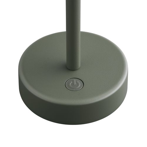 Luminaire Nomade Ellen  Aluminium Vert Olive, H.25 - Ip44 - LED Module / Extérieur
