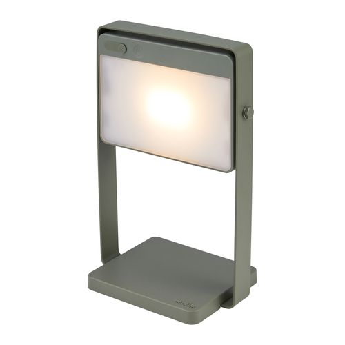 Luminaire Nomade Solaire Saulio Solar Aluminium Vert Olive, H.23.6 - Ip44 - LED Module / Extérieur