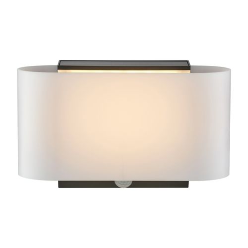 Applique Murale Piola Solar Matière Plastique Blanc, H.15.7 - Ip44 - Solarled / Extérieur